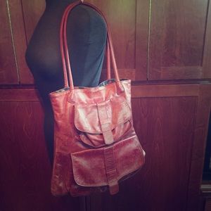 Sabina New York Distressed Leather bag